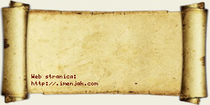 Tatjana Stojaković vizit kartica